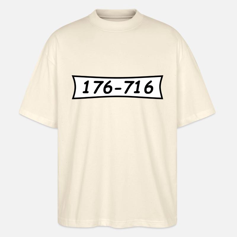 Panzerknacker Nummer 176 716 - Stanley/Stella Oversized Unisex Bio T-Shirt Blaster 2.0 - Natur