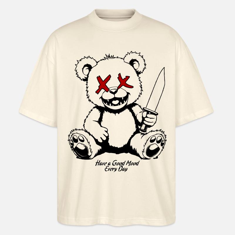 Bär - Stanley/Stella Oversized Unisex Bio T-Shirt Blaster 2.0 - Natur