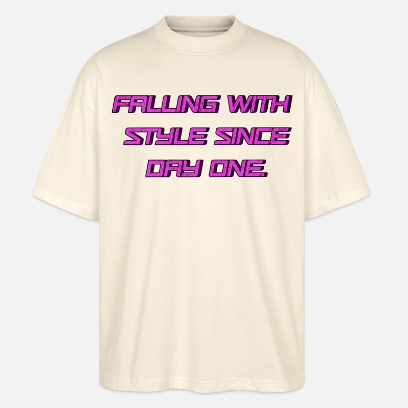 Falling with Style since Day One 💥 - Stanley/Stella Oversized Unisex Organic T-shirt Blaster 2.0 - soft Ecru