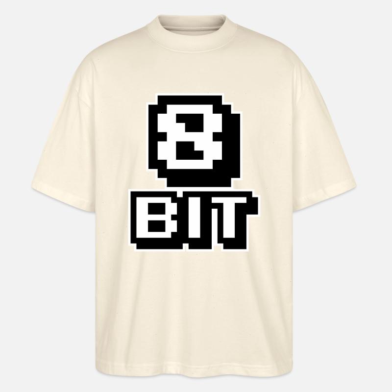 8-Bit-Computer - Stanley/Stella Oversized Unisex Bio T-Shirt Blaster 2.0 - Natur