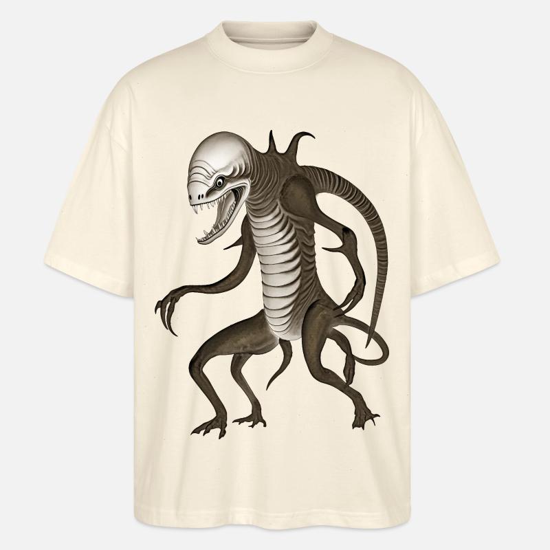 BUG #10 – dunkle Hölle - Stanley/Stella Oversized Unisex Bio T-Shirt Blaster 2.0 - Natur