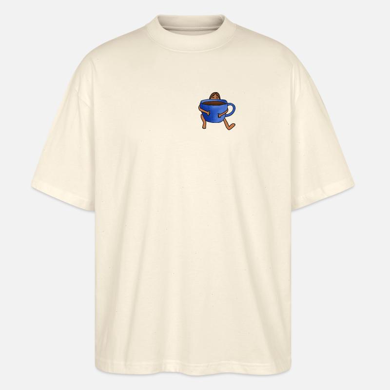 Kaffeeliebe - Stanley/Stella Oversized Unisex Bio T-Shirt Blaster 2.0 - Natur