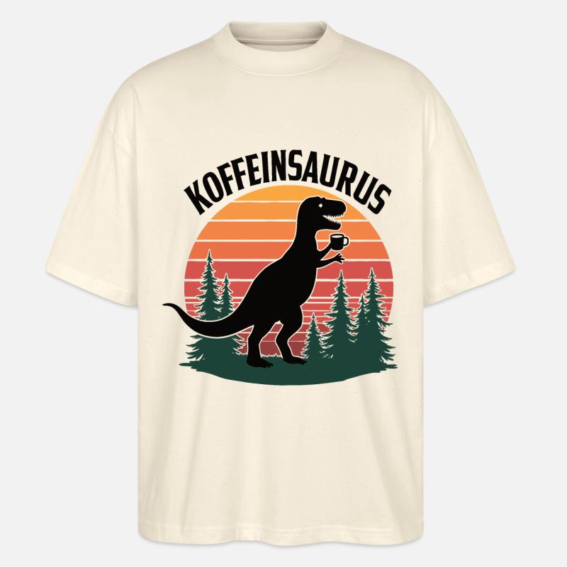 Koffein - Stanley/Stella Oversized Unisex Bio T-Shirt Blaster 2.0 - Natur