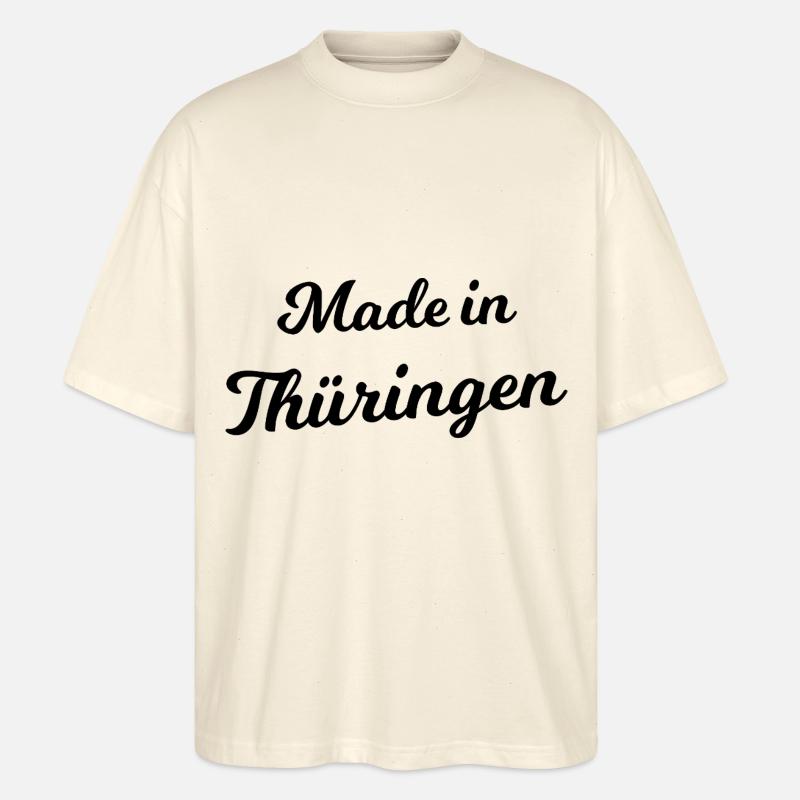 Thuringe en Allemagne de l’Est - T-shirt bio Blaster 2.0 coupe oversize Stanley/Stella Unisexe - écru doux