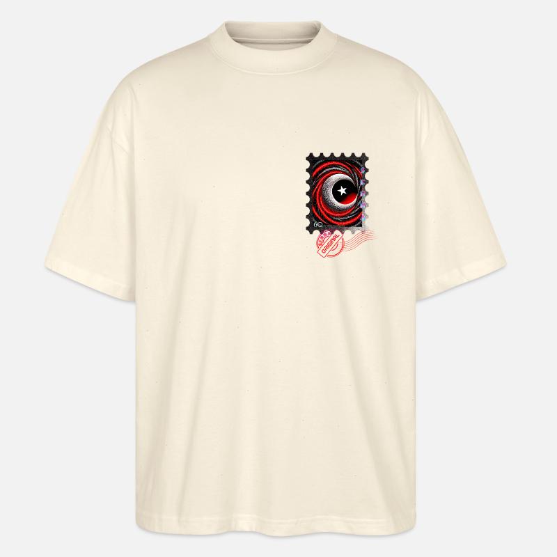 Turkey Stamp - Stanley/Stella Oversized Unisex Bio T-Shirt Blaster 2.0 - Natur