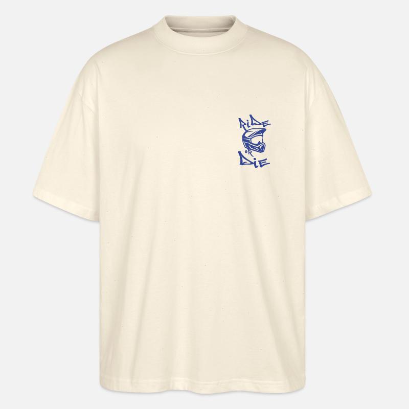 Ride or Die - Stanley/Stella Oversized Unisex Bio T-Shirt Blaster 2.0 - Natur