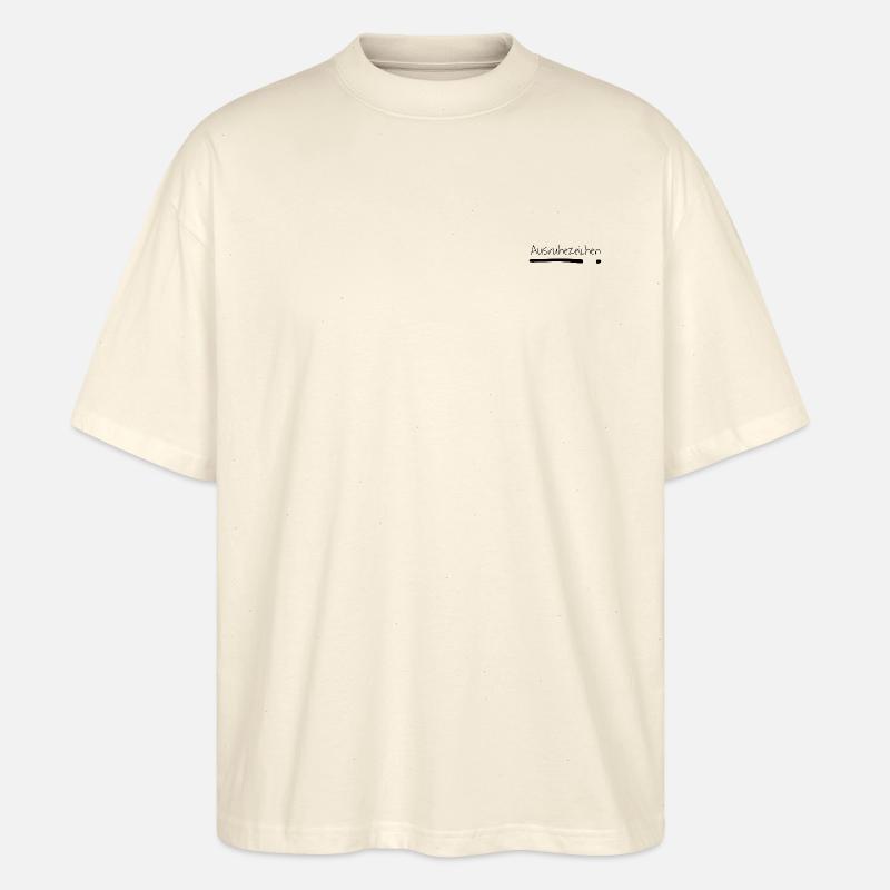 Ausruhezeichen - Stanley/Stella Oversized Unisex Bio T-Shirt Blaster 2.0 - Natur