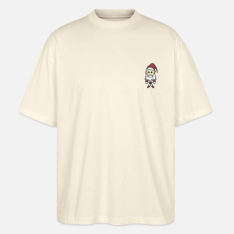 Weihnachtsmann - Stanley/Stella Oversized Unisex Bio T-Shirt Blaster 2.0 - Natur