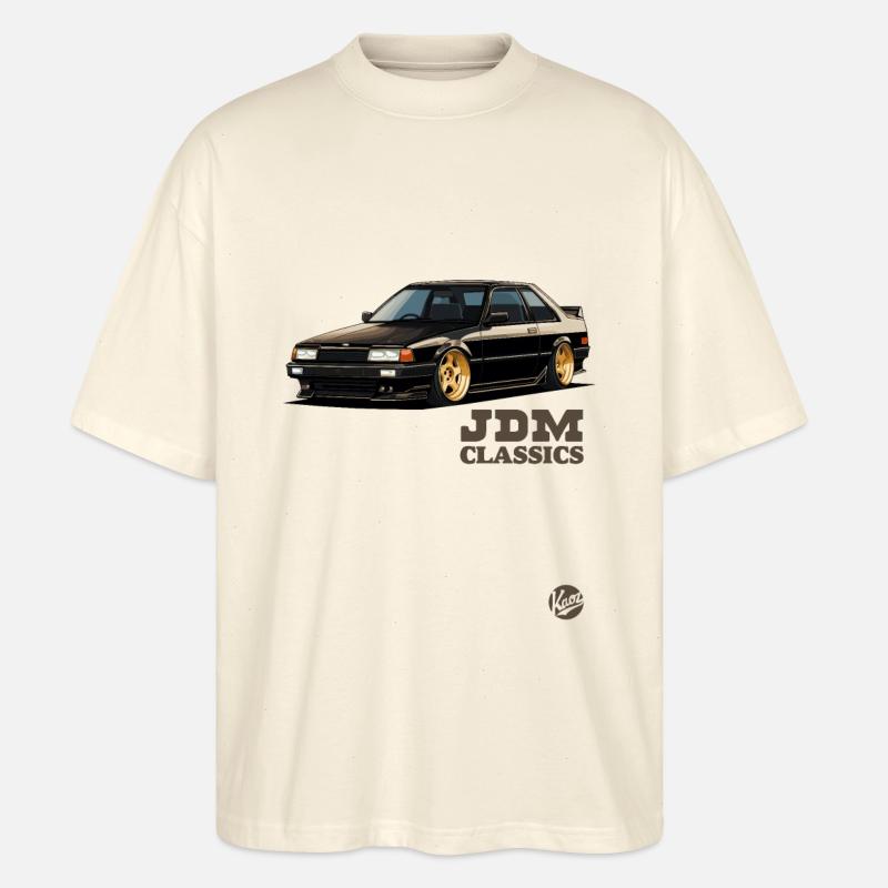 Japanisches Retro-Oldtimer-Klassiker-JDM - Stanley/Stella Oversized Unisex Bio T-Shirt Blaster 2.0 - Natur