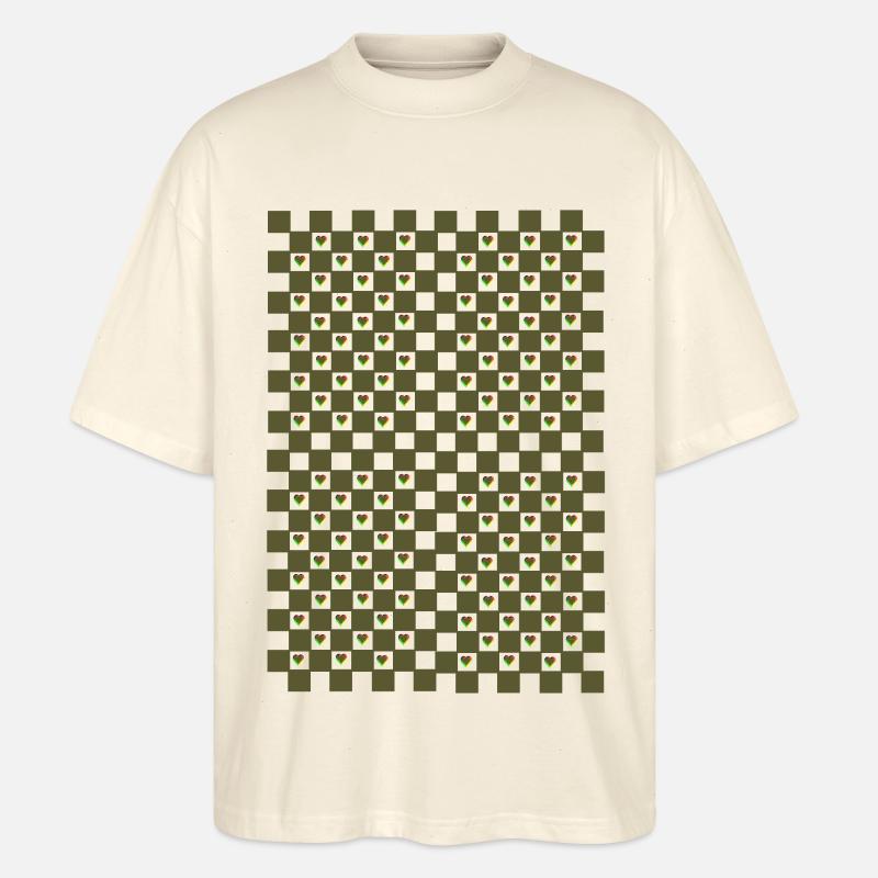 Conception de cœur - T-shirt bio Blaster 2.0 coupe oversize Stanley/Stella Unisexe - écru doux