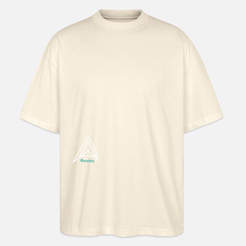 Feel the Mountain - Stanley/Stella Oversized Unisex Organic T-shirt Blaster 2.0 - soft Ecru