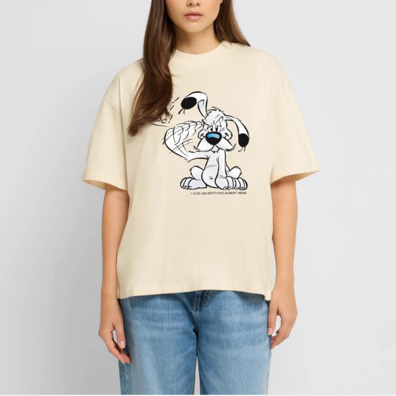 Asterix & Obelix Idefix Klopft Toc Toc Toc Stanley/Stella Oversized Unisex Bio T-Shirt Blaster 2.0
