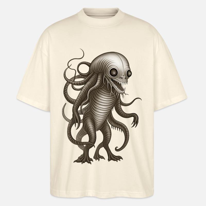 BUG #3 - dark hell - T-shirt bio Blaster 2.0 coupe oversize Stanley/Stella Unisexe - écru doux