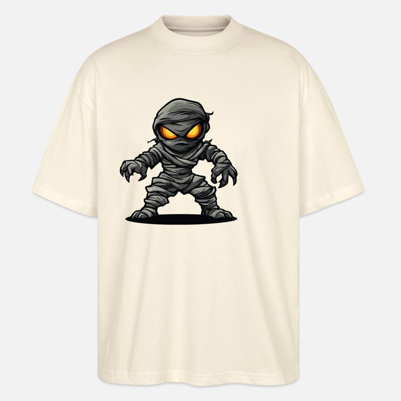 Mumie Halloween Comic - Stanley/Stella Oversized Unisex Bio T-Shirt Blaster 2.0 - Natur