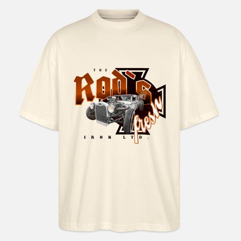 rod´s fresh - Stanley/Stella Oversized Unisex Bio T-Shirt Blaster 2.0 - Natur