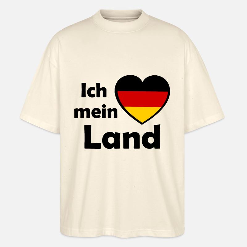 Die deutschen Freunde - Stanley/Stella Oversized Unisex Bio T-Shirt Blaster 2.0 - Natur