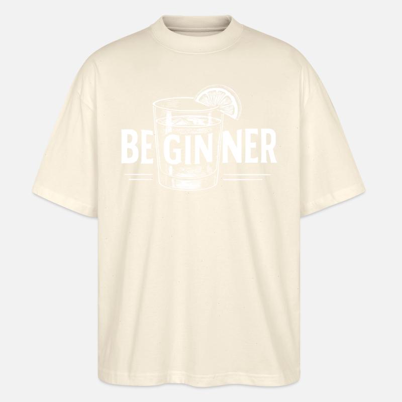 Beginner: Perfekte Geschenkidee für Anfänger! - Stanley/Stella Oversized Unisex Bio T-Shirt Blaster 2.0 - Natur