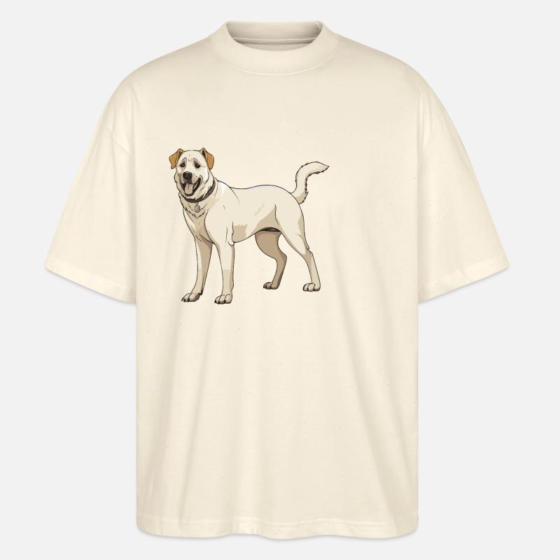Kangal Hund - Stanley/Stella Oversized Unisex Bio T-Shirt Blaster 2.0 - Natur