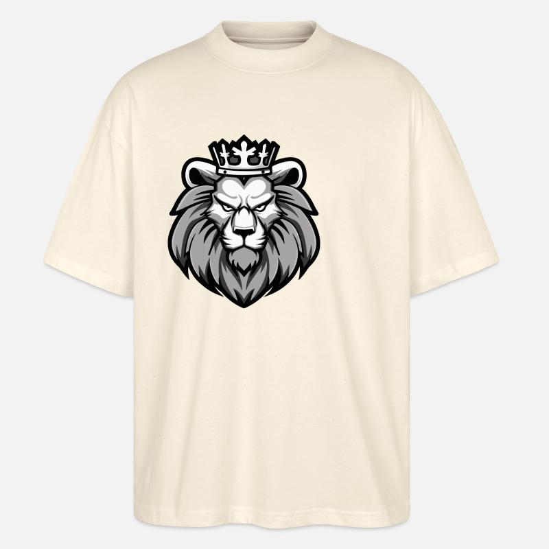Löwe Krone - Stanley/Stella Oversized Unisex Bio T-Shirt Blaster 2.0 - Natur