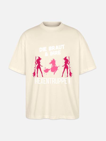 Bachelor party - Stanley/Stella Oversized Unisex Organic T-shirt Blaster 2.0 - soft Ecru