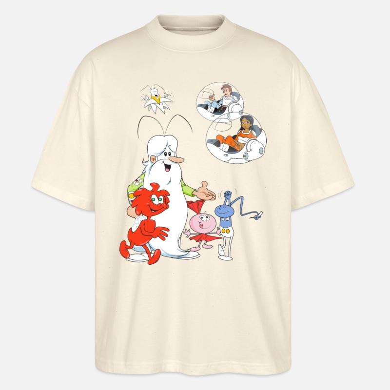 Hello Maestro Erklärt Den Körper - Stanley/Stella Oversized Unisex Bio T-Shirt Blaster 2.0 - Natur