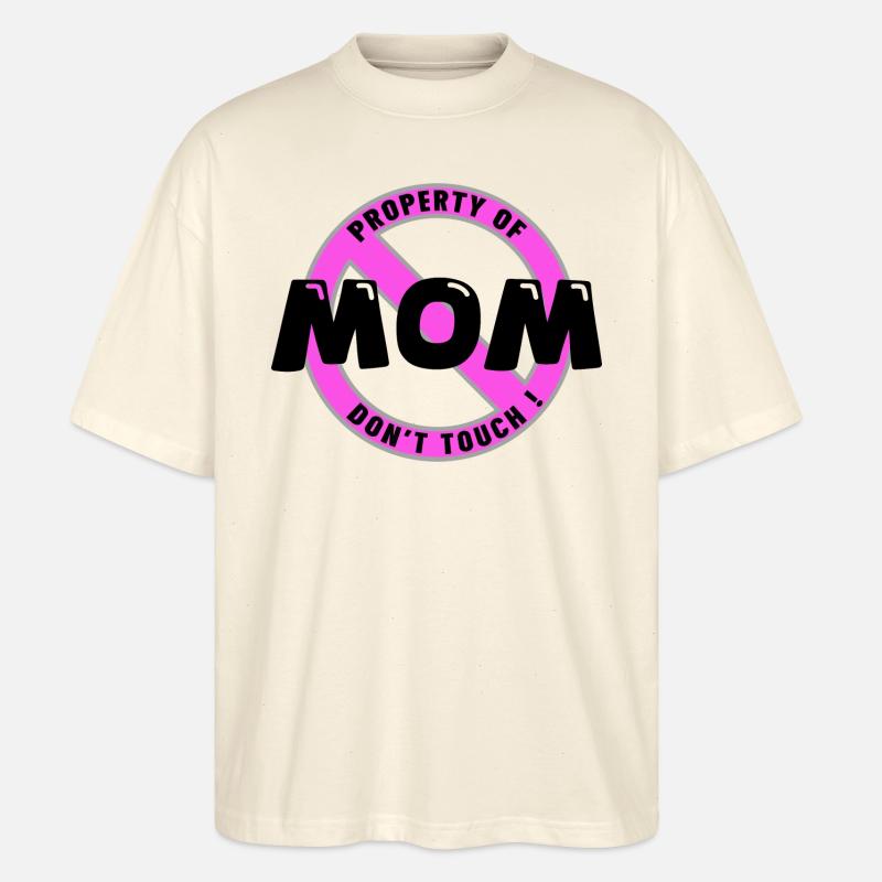 Mamas Eigentum, schwarz. In - Stanley/Stella Oversized Unisex Bio T-Shirt Blaster 2.0 - Natur