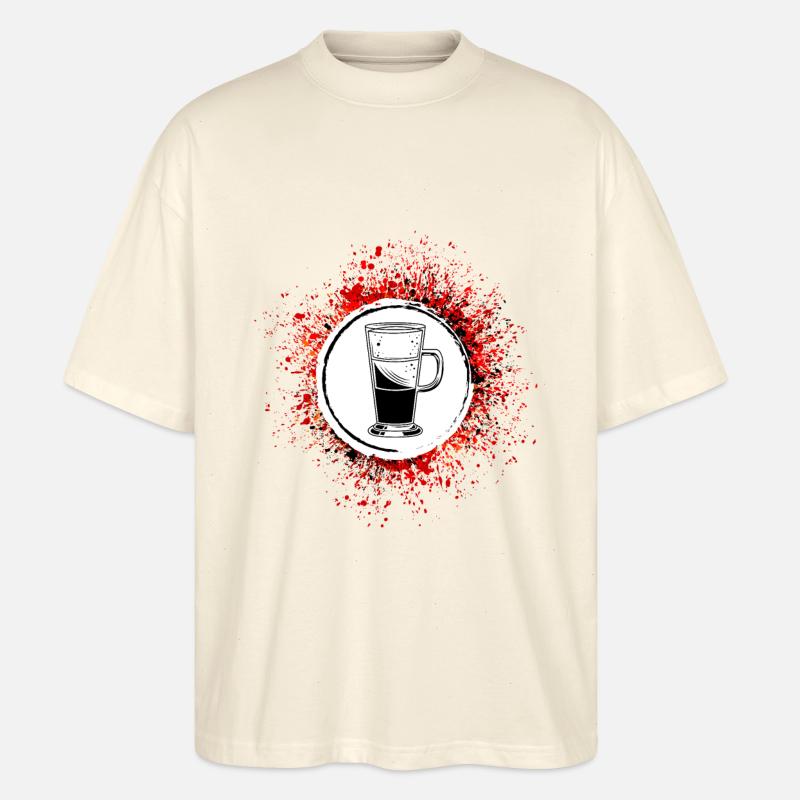 Kaffee Icon - Stanley/Stella Oversized Unisex Bio T-Shirt Blaster 2.0 - Natur