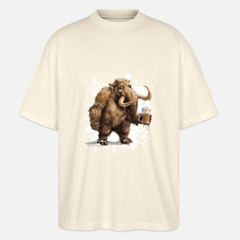 Mammut Bière Funny - T-shirt bio Blaster 2.0 coupe oversize Stanley/Stella Unisexe - écru doux