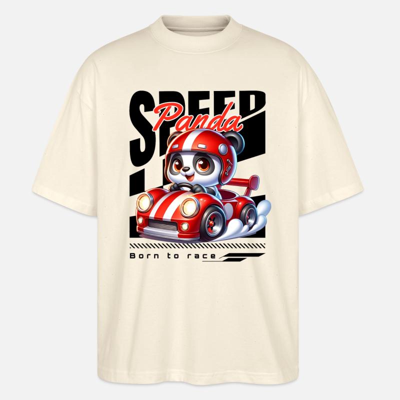 Speed Panda Racing - Stanley/Stella Oversized Unisex Bio T-Shirt Blaster 2.0 - Natur
