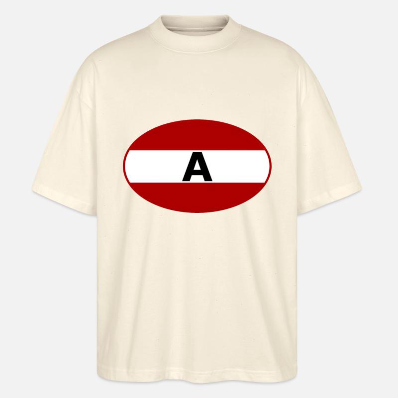Auto Aufkleber Österreich - Stanley/Stella Oversized Unisex Bio T-Shirt Blaster 2.0 - Natur