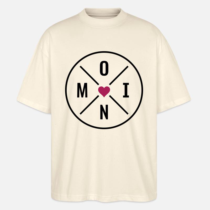 Moin Herz - Stanley/Stella Oversized Unisex Bio T-Shirt Blaster 2.0 - Natur