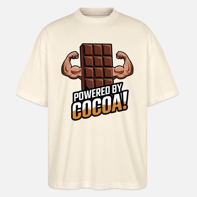Powered by Cocoa! - Stanley/Stella Oversized Unisex Bio T-Shirt Blaster 2.0 - Natur
