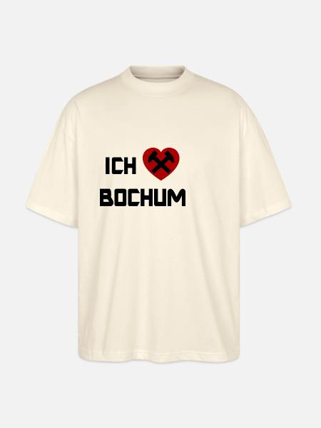 Die Bochum Fans - Stanley/Stella Oversized Unisex Bio T-Shirt Blaster 2.0 - Natur