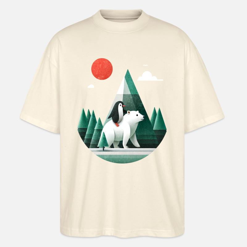 Aidez-vous à atteindre votre relation idéale - T-shirt bio Blaster 2.0 coupe oversize Stanley/Stella Unisexe - écru doux
