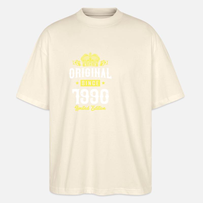 1990 Édition limitée - T-shirt bio Blaster 2.0 coupe oversize Stanley/Stella Unisexe - écru doux