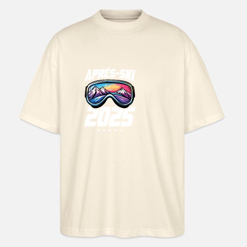 Apres Ski 2025 - Stanley/Stella Oversized Unisex Bio T-Shirt Blaster 2.0 - Natur