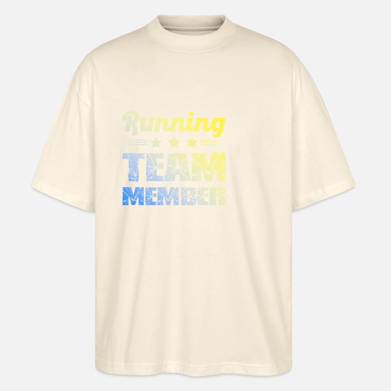 Équipe de course - T-shirt bio Blaster 2.0 coupe oversize Stanley/Stella Unisexe - écru doux