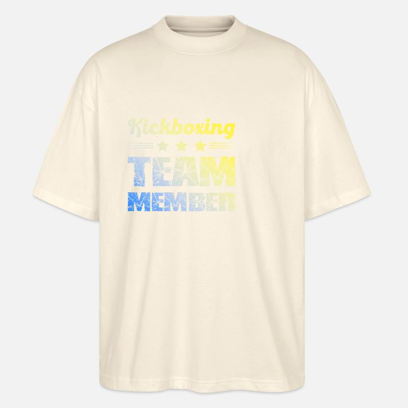 Équipe de kickboxing - T-shirt bio Blaster 2.0 coupe oversize Stanley/Stella Unisexe - écru doux