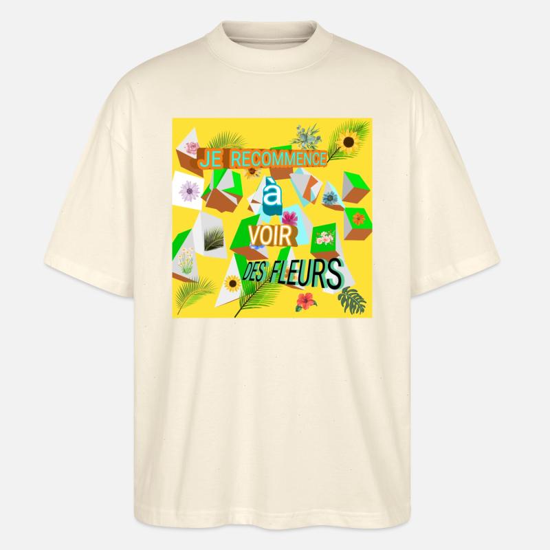Frühling/ Sommer - Stanley/Stella Oversized Unisex Bio T-Shirt Blaster 2.0 - Natur