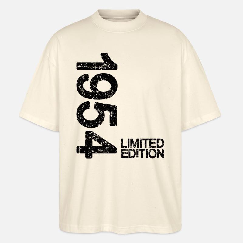 1954 Édition Limitée noire - T-shirt bio Blaster 2.0 coupe oversize Stanley/Stella Unisexe - écru doux