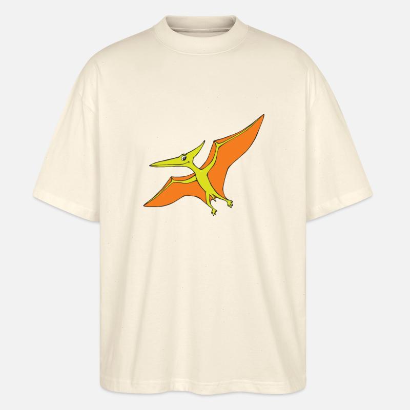 Pteranodon - Stanley/Stella Oversized Unisex Bio T-Shirt Blaster 2.0 - Natur