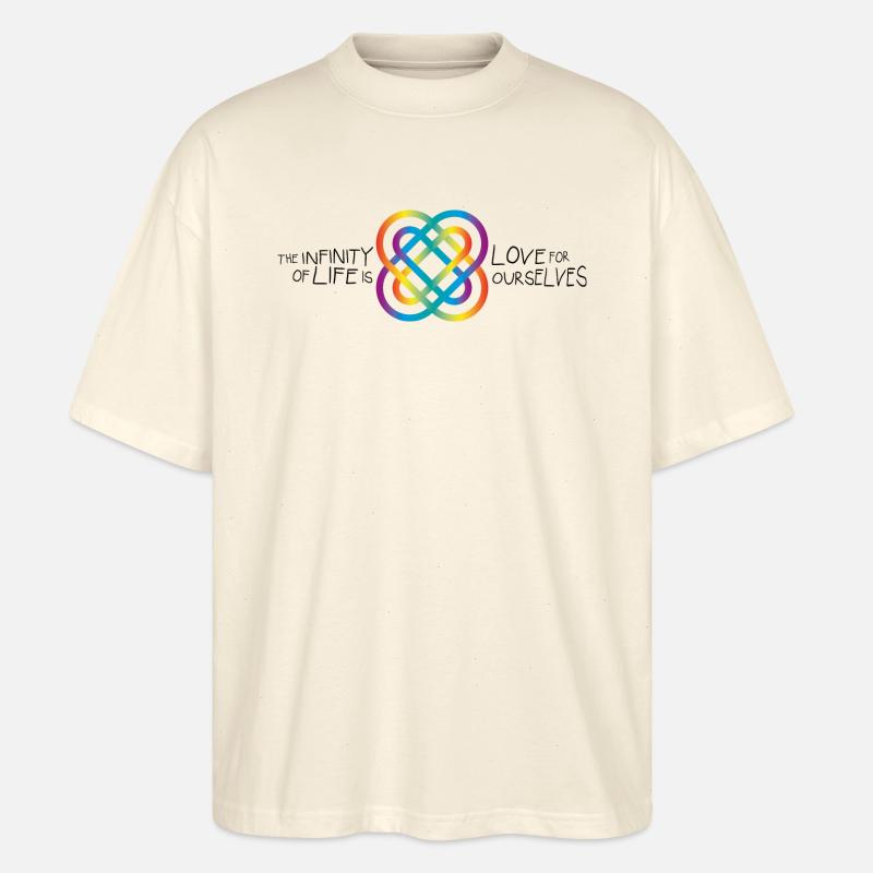 INFINITY No.3 - Stanley/Stella Oversized Unisex Bio T-Shirt Blaster 2.0 - Natur