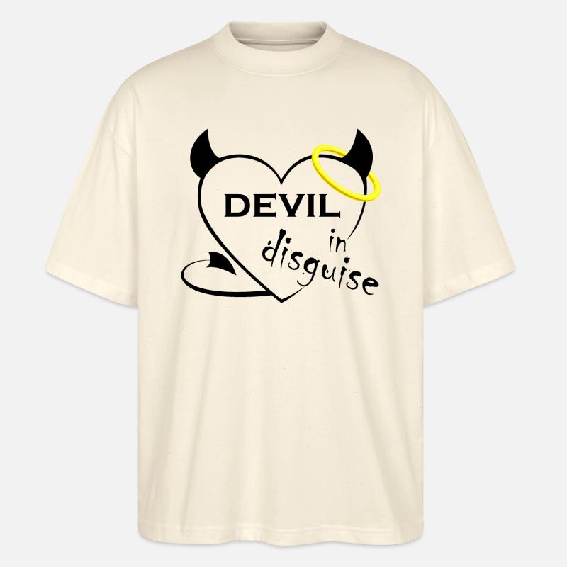 Devil in disguise - Stanley/Stella Oversized Unisex Bio T-Shirt Blaster 2.0 - Natur