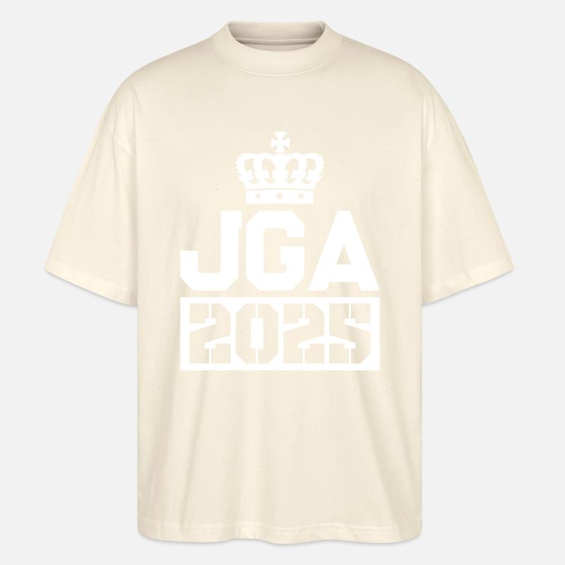 Jga 2025 Junggesellenabschied - Stanley/Stella Oversized Unisex Bio T-Shirt Blaster 2.0 - Natur