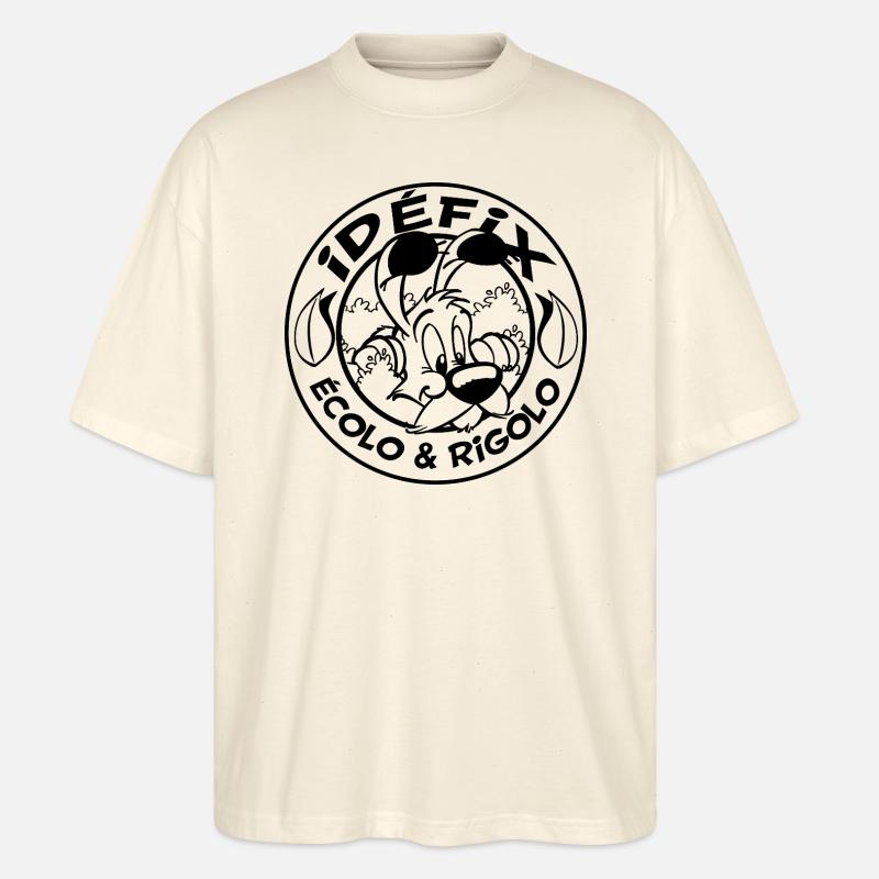 Asterix & Obelix - Idefix Ecolo & Rigolo - Stanley/Stella Oversized Unisex Bio T-Shirt Blaster 2.0 - Natur
