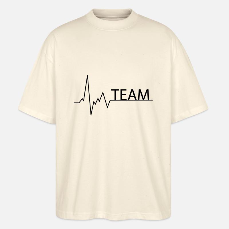 team - Stanley/Stella Oversized Unisex Bio T-Shirt Blaster 2.0 - Natur