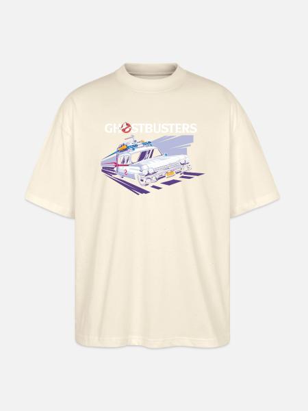Ghostbusters Ecto-1 - Stanley/Stella Oversized Unisex Organic T-shirt Blaster 2.0 - soft Ecru