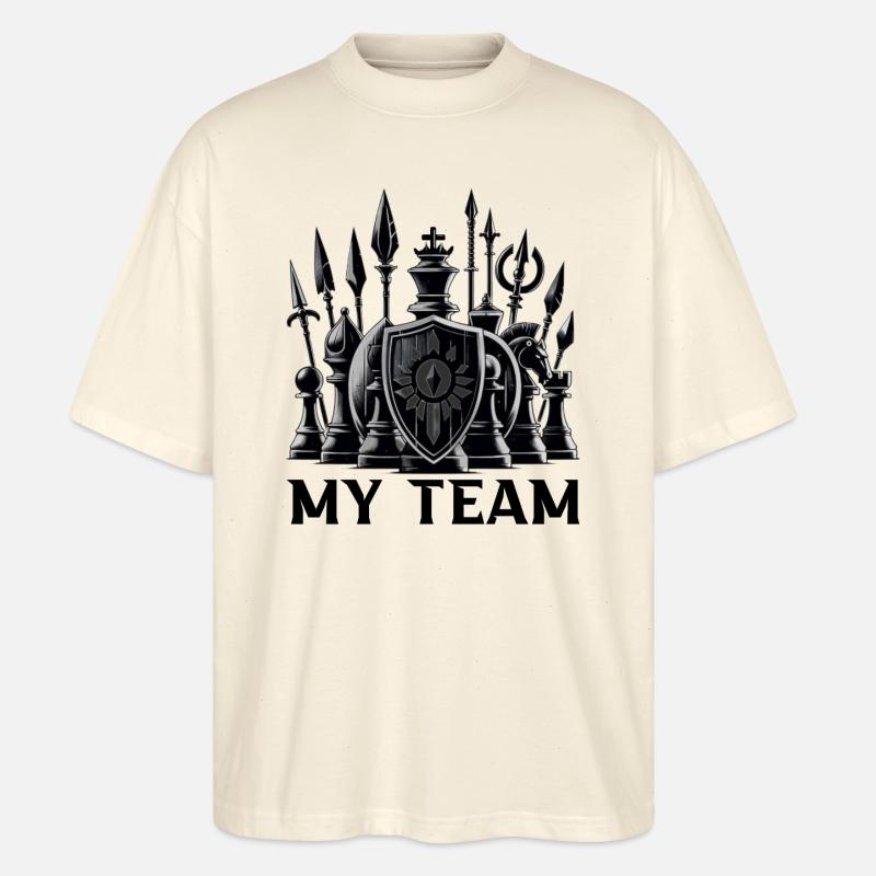 Chess - Stanley/Stella Oversized Unisex Bio T-Shirt Blaster 2.0 - Natur