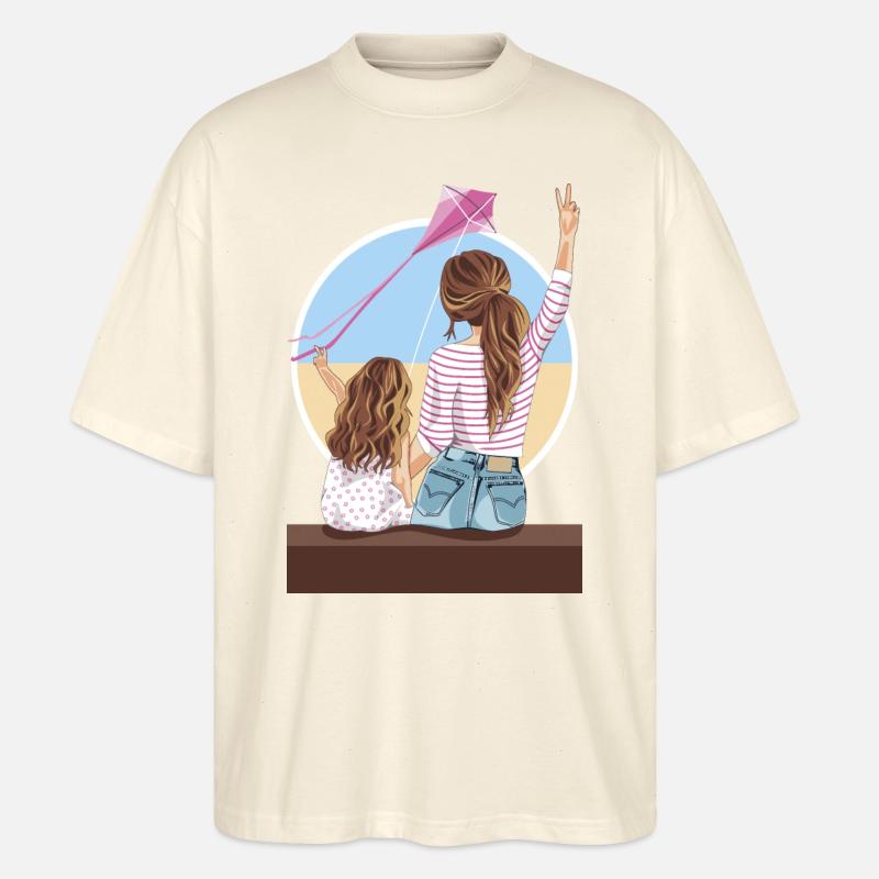 Une journée parfaite - T-shirt bio Blaster 2.0 coupe oversize Stanley/Stella Unisexe - écru doux