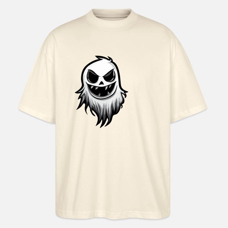 Geist Halloween Comic - Stanley/Stella Oversized Unisex Bio T-Shirt Blaster 2.0 - Natur